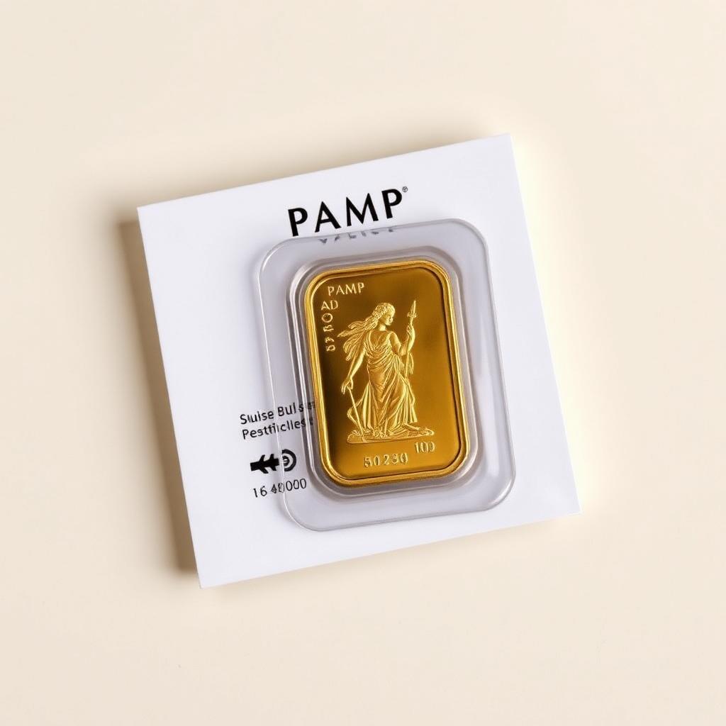 سبيكة ذهب PAMP Suisse 10 غرام — ذهب عيار 24، وزن 10 غرام | أجياد للمجوهرات